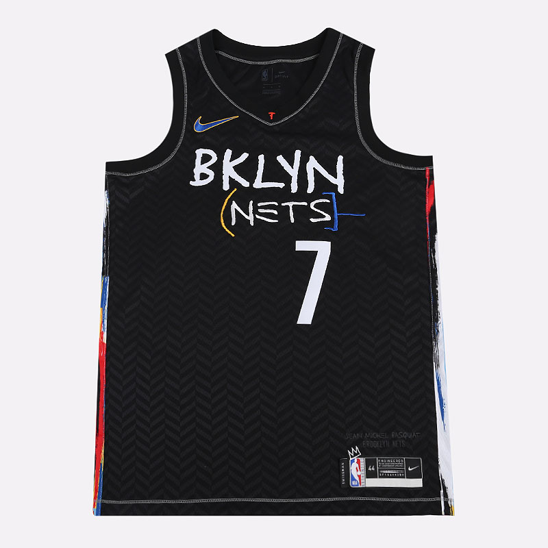 Мужская майка Nike NBA Swingman Brooklyn Nets City Edition (CN1713-010)  - цена, описание, фото 1